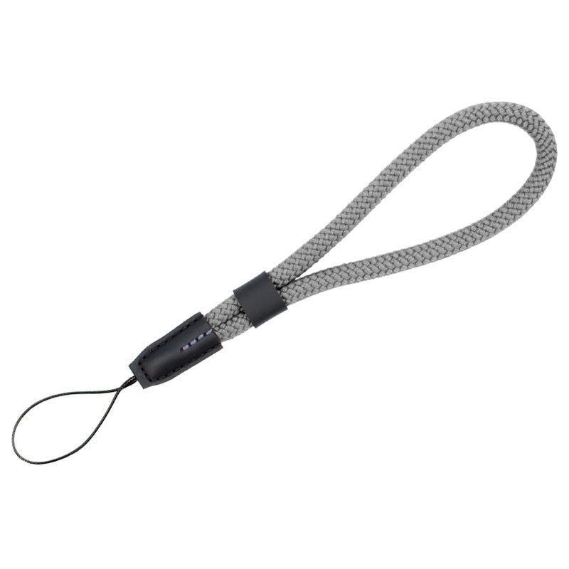 VKO Soft Camera Wrist Strap, Rope Hand Strap for Point-and-Shoot, Mirrorless, Small Cameras - Grey - Image 1